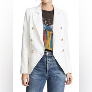 Beautiful Off White Blazer with gold buttons.